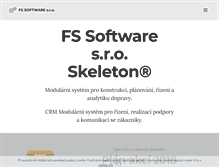 Tablet Screenshot of fssoftware.cz